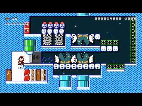 Snowbowling! by CraZee 95 - Super Mario Maker 2 - No Commentary 1bz