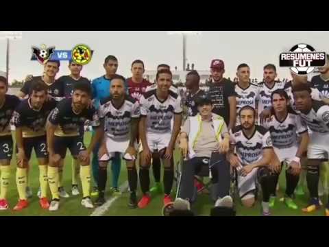 Murcielagos vs America 2-1 goles y resumen partido amistoso beneficio #FUERZACHEQUE