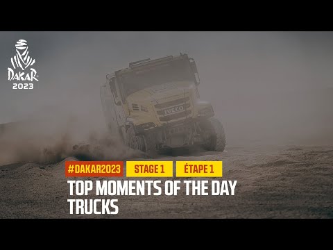 ダカール・ラリー2023 カミオントラッククラスのステージ1ハイライト動画