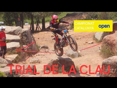 TRIAL LA CLAU 2025  campionat Catalunya open