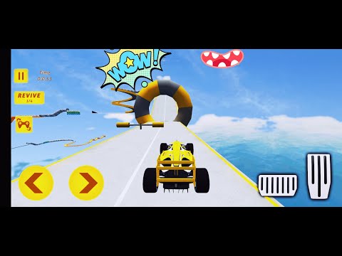 Yellow Formula Car GT Racing Stunts 2021 - Extreme GT Formula Racing #3 - Android Gameplay