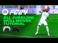 FC 24 | ALL JUGGLING SKILL MOVES TUTORIAL | Xbox & Playstation