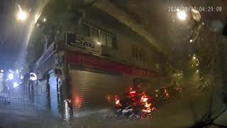 Puerto Sagunto, tormenta 30 de agosto. cámara delantera