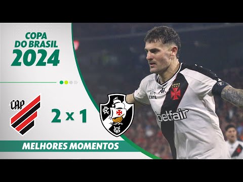 Gols e lances de Athletico Paranaense x Vasco da Gama
