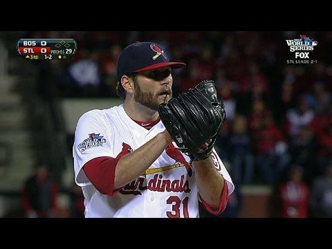 WS2013 Gm4: Lynn strikes out five over 5 2/3 innings