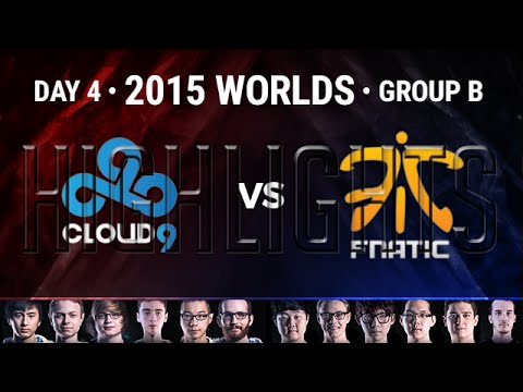 Cloud 9 vs Fnatic Highlights | 2015 LoL World Championship S5 - Group B D4G4 | C9 vs FNC