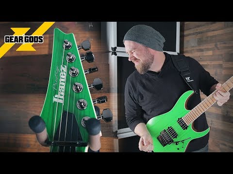 Ibanez RGR 5220M Transparent Fluorescent Green image 20