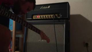 Video thumbnail for Marshall JTM45 + 2061CX + Celestion V-Type (Box of Rock, 1989 American Standard Strat) by Telecoaster
