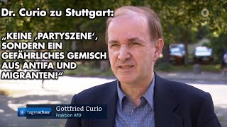 Statement in der Tagesschau zur Stuttgarter Krawallnacht