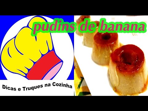 receita de mini pudins de banana dia natal ( canal chantilly com chocolate)