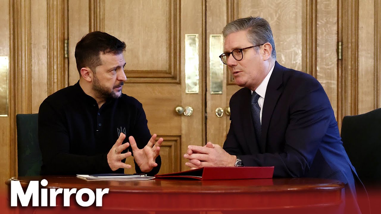 Zelensky visits No 10 to lobby Starmer for greater support for Ukraine