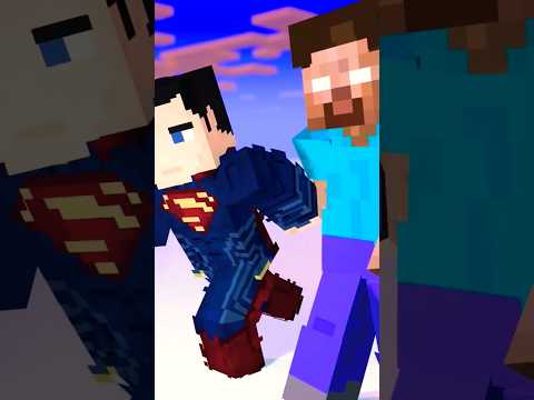 Insane Minecraft Animation: Herobrine Defeats Superman in Devil Face! #Viral