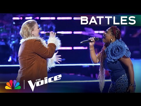Alanna Lynise & Brook Wood Are Timeless on Miley Cyrus' "Angels Like You" | The Voice Battles | NBC