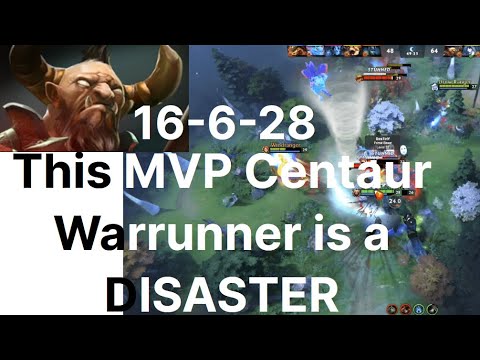 This MVP Centaur Warrunner is a DISASTER! 16 Kills 28 Assists. Dota 2 7.31d Gameplay.