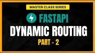 FastAPI Tutorial For Beginners: Dynamic Routing: Path Parameters & Validation (Part 2) #learnpython
