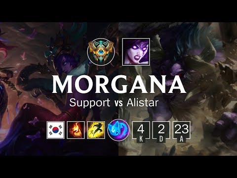 Morgana Support vs Alistar - KR Challenger Patch 8.19