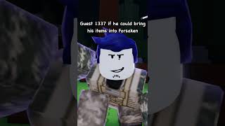 Mafioso VS Guest 1337 be like 😭 | FORSAKEN ANIMATION #forsaken #roblox
