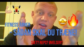 FITNESS ÅBNER IGEN😍 HER ER TRÆNINGSPLANEN JEG BRUGER MED MINE KLIENTER! 4 STEPS TIL HURTIGE GAINS!💪