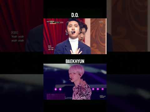Baekhyun singing D.O.'s part in Love shot #exo #shorts #fyp