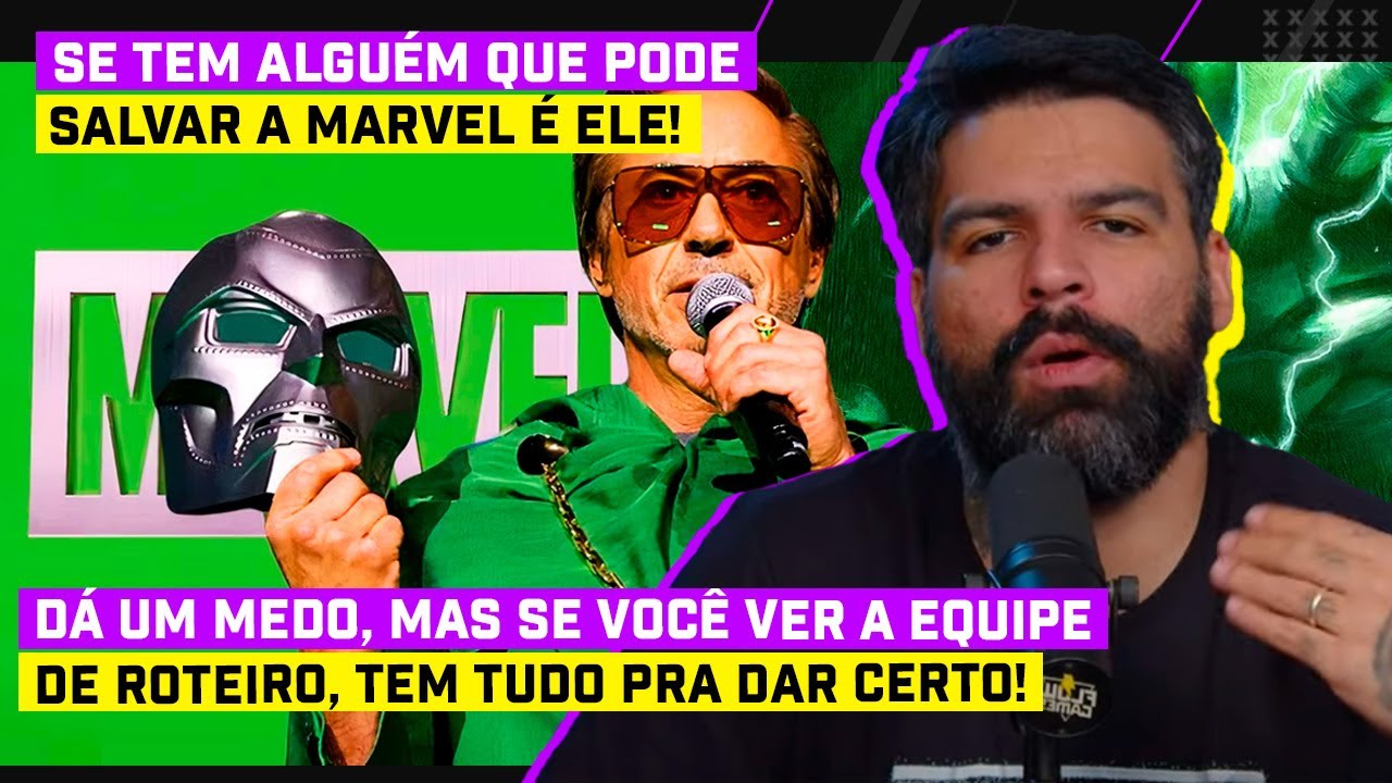 ROBERT DOWNEY JR  COMO DR DOOM VAI DAR CERTO??