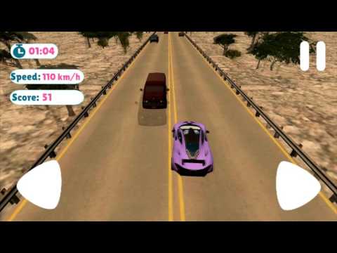 Car Traffic Speed Racing 3D Video