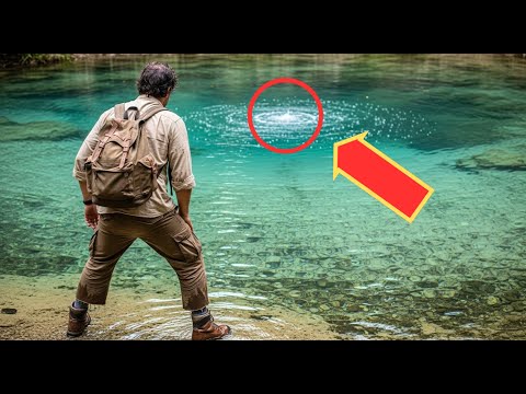 Viajante Do Jalapão Em Tocantins Encontra Algo Em Fervedouro DESCONHECIDO - Descoberta Choca Turista