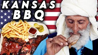 Tribal People Try Kansas City Style BBQ for the first time