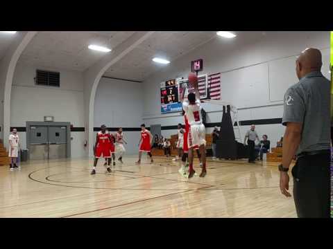 Olympic College Rangers Guard Juwan Flowers Drills the Triple vs. Everett