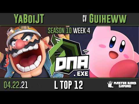DNA.EXE S10:W4 - YaBoiJT (Wario) Vs. CV | Guilheww (Kirby) - L Top 12