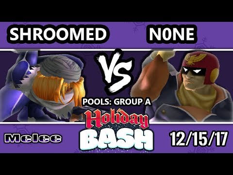 Holiday Bash SSBM - IMT | Shroomed (Sheik) VS ALG | n0ne (Captain Falcon) - Melee Pools