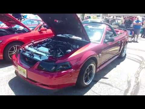 2004 RED FIRE METALLIC FORD MUSTANG GT CONVERTIBLE NJ '04STANG'