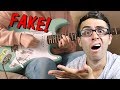 Guitar Playing In Commercial FAKE