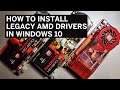 How to install AMD Radeon Graphics Card Drivers in Windows 10 for older HD cards