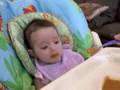 Gracie Eating Her Veggies
