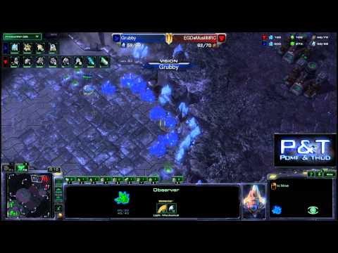 (HD672) Grubby vs Demuslim - PvT - G2 - Heart of the Swarm [FR]