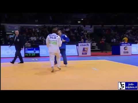 Judo 2010 Grand Prix Dusseldorf: Barbara Harel (FRA) - Tina Trstenjak (SLO) [-57kg].