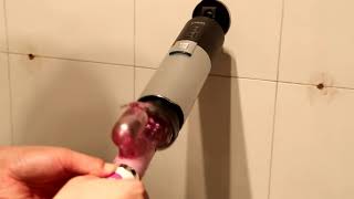 Automatický posuvný masturbátor s přísavkou Leten X-9