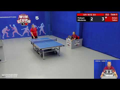 17:30 Николенко Максим  1-3 Ёлкин Антон  стол 5  ЮГ-4  01.06.22