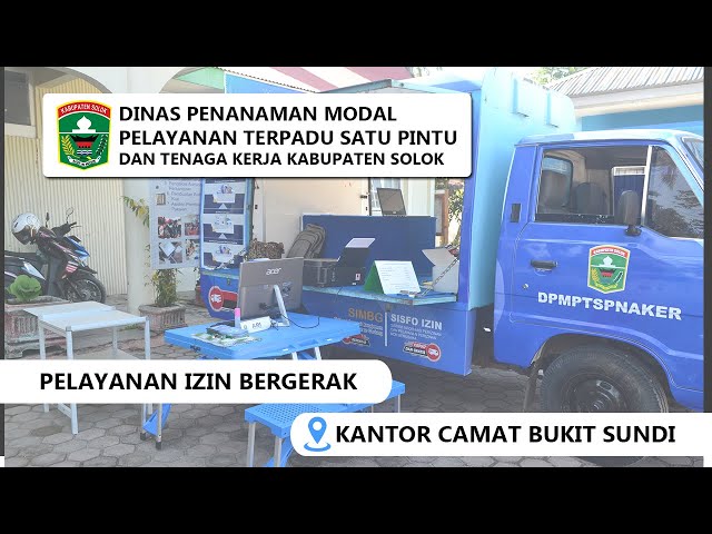 Pelayanan Izin Bergerak di Kontor Camat Bukit Sundi