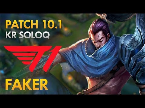 T1 Faker - Yasuo Mid Lane - KDA 11/0/9