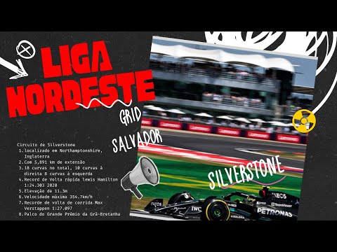 LIGA NORDESTE DE F1 🏎️ GRID SALVADOR 🏎️ Etapa 01/08 🏎️ GP de SILVERTONE 🏎️ NARRAÇÃO : CAIO A7