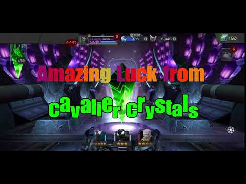 Opening 20 Cavalier Crystals , Amazing Luck - Marvel Contest Of Champions