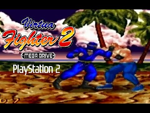 Virtua Fighter 2 Mega Drive playthrough (PS2) (1CC)
