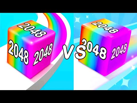 Jelly Run 2048 vs Chain Cube Max Speed LvL Up