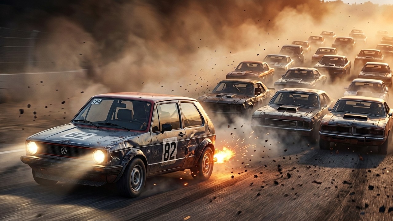 GOLFÃO AP VS 24 CARROS - Wreckfest 2 Campanha #2