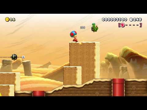 World estrella - 4 Desert Fuzz by Sir Josue 🍄 Super Mario Maker 2 🍄 No Commentary AAC