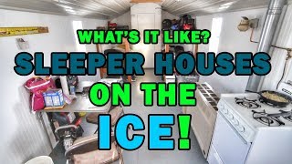 Ice Fishing SLEEPER HOUSE! What It's Like Sleeping On The Ice! Lake of The Woods