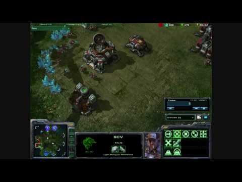 Starcraft 2 Beta: Protoss vs Protoss vs Terran vs Terran Hard AI Gameplay on Lost Temple HD 2v2