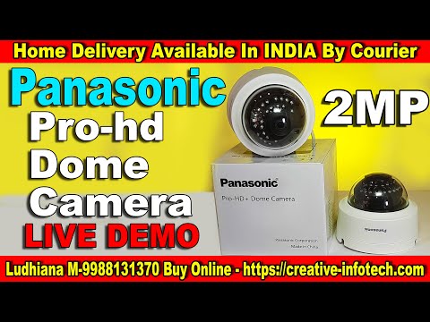 Panasonic indoor dome cctv camera