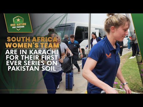 South Africa Women's Team Are in Karachi For Their First-Ever Series on Pakistan Soil | PCB | MA2A